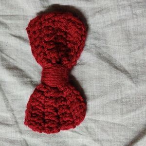❤️Handmade Red Bow Clip